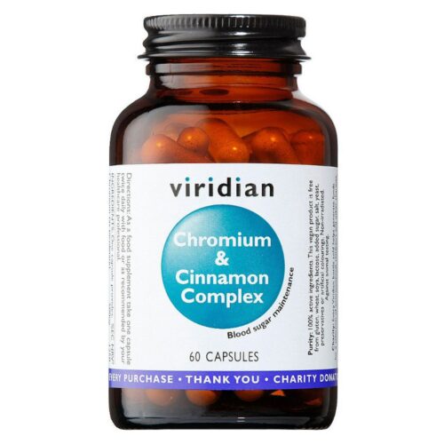 Viridian Chromium & Cinnamon 60 capsules